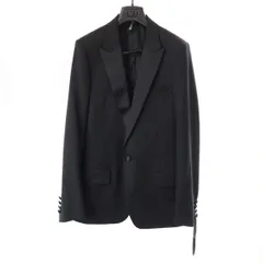Dior HOMME ディオールオム サテンラペル スモーキング タキシードセットアップスーツ PI3170510687 ブラック 44のサムネイル