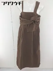 ◇ fifth フィフス コーデュロイ キャミソール ロング ワンピース サイズM ブラウン レディース  【中古】 【1110120005546】