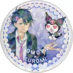 【中古】バッジ・ピンズ 高嶺友哉×クロミ 「TVアニメ ハニーレモンソーダ×サンリオキャラクターズ コラボ in HMV ホログラム缶バッジ 01/等身イラスト」