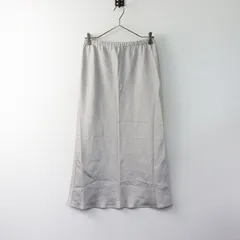 【値下げ】定価1.7万 2021SS ドゥーズィエムクラス Deuxieme Classe Vintage Satin スカート F/■ グレー イージー【2400014106558】のサムネイル