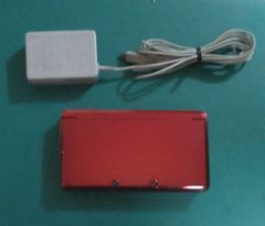 F76【中古・良品3DS】ニンテンドー3DS アクアブルー外箱 付属品