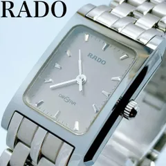 稼働✨RADO　ダイアスター　スクエア　3P ダイヤ　デイト　新品電池　シルバー 2025年最新】Yahoo!オークション -ラドー ダイヤスター スクエア