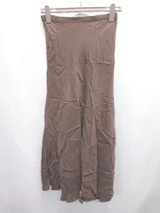 ◇ ⊂ BEAUTY & YOUTH ビューティアンドユース UNITED ARROWS ロング丈 フレア スカート サイズM ブラウン系 レディース E  【1507100005724】