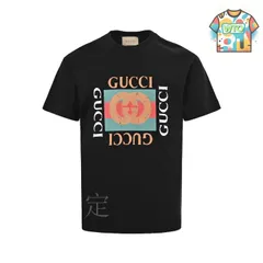 【今日WTO】Gucci グッチ クラシックスクエアロゴプリント T シャツ-KO02