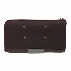 メゾンマルジェラ Maison Margiela 17SS Black Logo wallet 4つ止め ナイロン切替 ラウンドジップ 長財布 レディース 表記無 のサムネイル