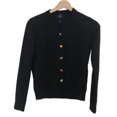 新品タグ付き！ポールスミス ブラック ネイビー ロングカーディガン XL ea039a9a46bf31549d90de38fd5142