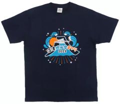 [중고] 티셔츠 이벤트 로고 티셔츠 네이비 울트라 사이즈 [러브라이브! 선샤인!! 누마즈 지역 사랑 축제 2023]
