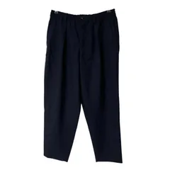 Z1541【美品】MARNI マルニ トロピカルウールパンツ イージーパンツ テーパードパンツ ネイビー サイズ46