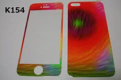 iPhone5 5S 5C SE 初代 4インチ 幻影 表裏セット 9H 0.26mm 強化ガラス 液晶保護フィルム 2.5D K154