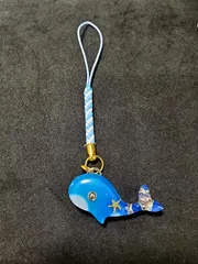 キーホルダー　海を飲み込んだくじら　ハンドメイド　05
