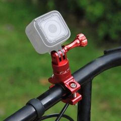 GoPro赤色六角レンチ付アルミ削り出し 自転車・バイク用ハンドルバー レッド[