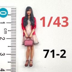 1/43 71-2 フィギュア 完成品　ミニカーに　ジオラマに　1/64より大 ミニチュアイメージ　リアルフィギュア