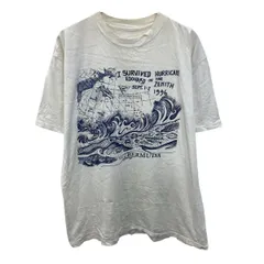 半袖 プリントTシャツ L～ ホワイト プルオーバー ビックプリント 90's 90年代 カットソー 古着卸 アメリカ仕入 a706-5287