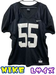 NIKE　ナイキ　メンズ　Tシャツ　ユニフォーム風　メッシュ　ブラック　Lサイズ　美品　U-435
