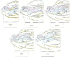 【中古】アクリルスタンド・アクリルパネル 煉獄杏寿郎 アクション原画アクリルスタンドセット(5体セット) 「劇場版 鬼滅の刃 無限列車編 上映四周年記念 炎柱・煉獄杏寿郎カフェ×ufotable Cafe×マチ★アソビCAFE×ufotable DINING×