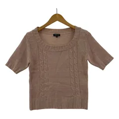 INDIVI インディヴィ   ケーブル編みニット size38/ピンク