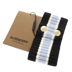 BURBERRY カシミヤ ネックウォーマース　ヌード ホワイトブラストライプ almy-0019_00.jpg?basethum=225