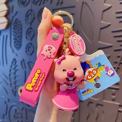 ポロロ　pororo ローピー　海外正規品　　キャラクター　キーホルダー　キーチェーン　韓国　大人気　プレゼント　フィギュア