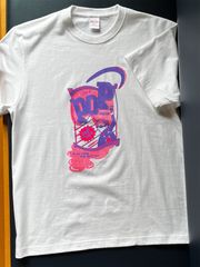 T-shirts " Paint It POP Can " 　 白T×ピンク（蛍光）/パープルのサムネイル
