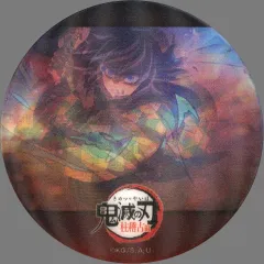 【中古】バッジ・ビンズ C.冨岡義勇 「鬼滅の刃 柱稽古編×ufotable Cafe×マチ★アソビCAFE リアルタイムカフェ 第八話 アクションアニメーション缶バッジ」