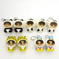 【三重店】GENERATIONS 白濱亜嵐 着ぐるみキーホルダー 計9点セット（カモメ/パンダ/牛/トラ/ジェネ）【361-A136】