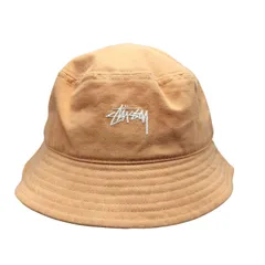 ステューシー Stussy 21AW Stock Bucket Hat ストック ロゴ 刺繍 バケット ハット ユニセックス メンズ  S/M