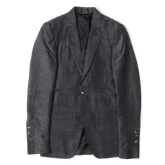 RICK OWENS リックオウエンス ジャケット サイズ:46 シルク リネン 1B テーラード ジャケット グレー イタリア製 ブランド アウター ブレザー 上着【メンズ】のサムネイル