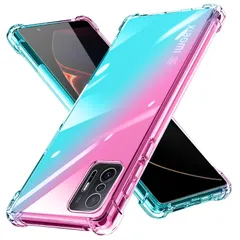 【在庫処分】薄型 軽量 TPU 滑り止め クリア 黄変防止 カバー 柔軟 Pro Qi充電 Pro 衝撃吸収 クリア11T/11T 指紋防止 耐衝撃 米軍MIL規格取得 ケース ワイヤレス充電に対応 ケース カメラ保護 11T カバー 11T ピンク+ Xiaのサムネイル