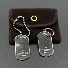 【新品・未使用】 GUCCI ロゴプレート ドッグタグキーホルダー シルバー 楽天市場】【ジュエリー】GUCCI グッチ ドッグタグ ロゴ