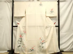 平和屋着物□訪問着 刺繍 地紙吉祥花文 正絹 逸品 DAAU8547zy