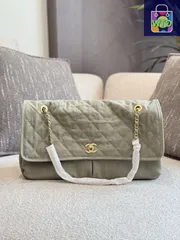 【今日特価】Chanel ヴィンテージ エアポートバッグ ラージ 45cm デニムキャンバス