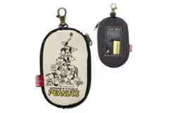 ナカ【送料無料】【スヌーピー×EDWIN】スマートキーケース【75th】【75周年】【ピーナッツ】【ウッドストック】【コラボ】【キーホルダー】【キーリング】【ポーチ】【鍵入れ】【雑貨】【グッズ】【かわいい】