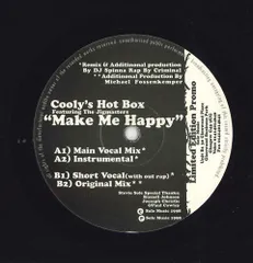 英12” Coolys Hot Box, Jigmastas Make Me Happy SOLE005L Sole Music プロモ /00250