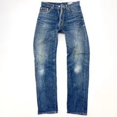 ラングラー ☆ Wrangler m190629 テーパード スリム デニム パンツ ジーンズ 32 インディゴ 最高の色落ち♪ アメカジ 定番 古着MIX■Ja3615