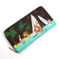 LOUIS VUITTON ルイ・ヴィトン ヴィヴィエンヌ ラウンドジップウォレット 長財布 ラウンドファスナー モノグラム ブラウン/マルチ M82839 ICチップ レディース 中古 美品