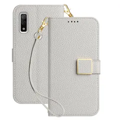 【人気商品】ArrowsWe Fujitsu用 カード収納 全面保護 スタンド機能 薄型 横置きスタンド機能 軽量 高級PUレザー カードポケット付き 上質な手触り カバー 擦り傷防止 財布型 ケース ケース (Fujitsu fcg01 Arrows F-5