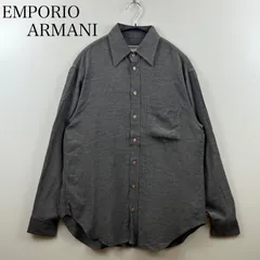 90s archive EMPORIO ARMANI Designknit 古着 古着 90s Italy製 EMPORIO ARMANI 上質 レーヨン ウール