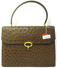 極美品フランス製 最高級オーストリッチ本革製品ギラロッシュGUY LAROCHE