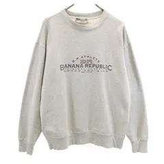 Banana Republic バナナリパブリック 90s オールド 長袖 スウェット トレーナー S グレー メンズ 古着