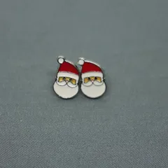 サンタクロース クリスマス ピアス アメリカ輸入雑貨 アクセサリー レトロ アンティーク  mpins-2283