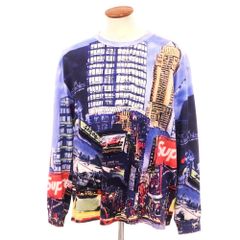【中古】シュプリーム Supreme 2025年春夏 Skyline Sequin L/S Top コットン クルーネック 長袖Ｔシャツ パープル系【サイズM】【メンズ】