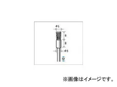 ナカニシ ワイヤーブラシステンレス 50521(4769252) 入数：1PK(10本)のサムネイル