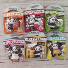 サントリー　烏龍茶　パンダ　マグネット　非売品　全6種　コンプリート　SUNTORY　コレクション　動物　あ1.26