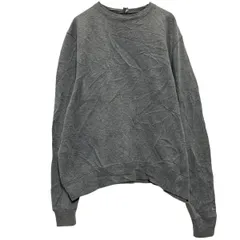 Champion 無地スウェット トレーナー M ダークグレー チャンピオン プルオーバー 裏起毛 シンプル 古着卸 アメリカ仕入 a701-6120