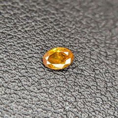 0.129ct FANCY VIVID YELLOW OANGE SI2 ダイヤモンドルース
