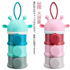新品 ミルクボックス 携帯ケース 粉ミルク容器 保存容器 お出かけ 持ち運び 収納ボックス ベビー用品 3段 容器 小分け ミルクケース 哺乳瓶 調乳ケース 大容量 外出 ミルクストック ミルクケース 離乳 kkkdlxのサムネイル