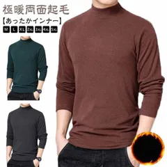 両面起毛 インナー あったかい あったかインナー ヒートテック 秋 冬 メンズ Tシャツ 保温 タートル ハイネック 長袖 無地 黒 肌着 大きいサイズ 防寒 極暖 暖かい トップス ゴルフ 発熱 イ#xsp2679