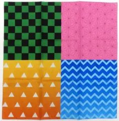 【中古】雑貨 竈門炭治郎＆竈門禰豆子＆我妻善逸＆嘴平伊之助 羽織柄風呂敷 「築地銀だこ×鬼滅の刃」 5舟コース景品