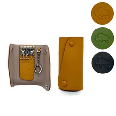 【IL BISONTE】イルビゾンテ 4連 リング付き キーケース SKH087