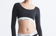 Calvin Klein カルバンクライン　長袖　ロングスリーブ  黒色　Sサイズ